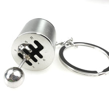 Load image into Gallery viewer, Key Chain Ring Fob Keyring Creative Car 6 Speed Gearbox Gear Shift Racing Tuning Model Keychain  AIC88