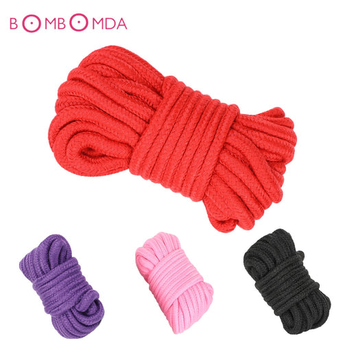 Sex Slave Bondage Rope Thick Cotton Restraint Rope Slave Roleplay Toys For Couples Adult Games Products Exotic Toys 5M 10M