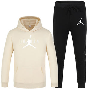 23 JORDAN Autumn winter Hot Sale Men's Sets Hoodie+pants 2 Pieces Sets Casual Tracksuit Male Sportswear Gyms Fitness Sweatpants