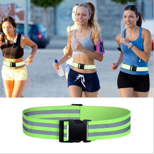 Sports night running reflective strip reflective belt traffic warning belt night sports equipment night running belt