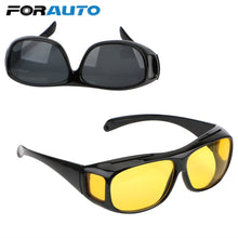Load image into Gallery viewer, FORAUTO Night Vision Driver Goggles Unisex HD Vision Sun Glasses Car Driving Glasses UV Protection Sunglasses Eyewear