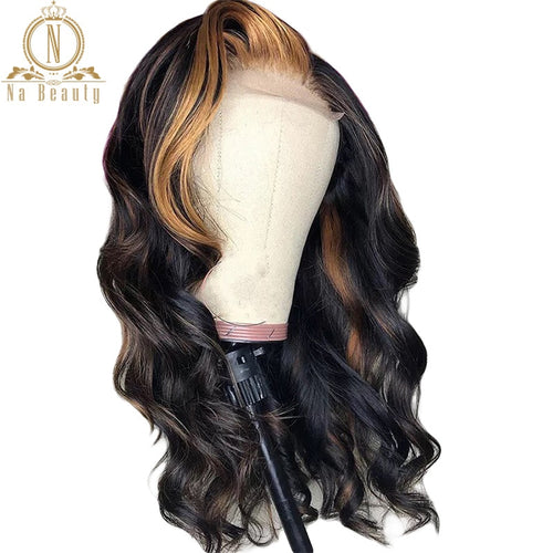 Fake Scalp 180% 13x6 Lace Front Wig Loose Wave 27 Blonde Color Bleached Knots Undetectable Lace Human Hair Wigs Preplucked Remy