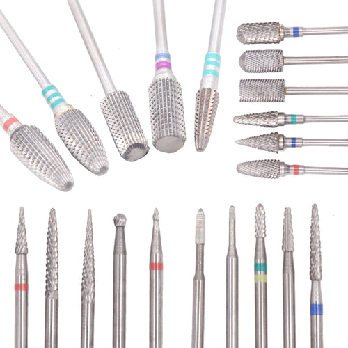 Carbide Nail Drill Bits Ceramic Cutters For Manicure Machine Milling Cutters For Pedicure Milling Cutter for Nail Art Drill Tool