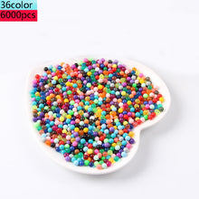 Load image into Gallery viewer, 6000pcs DIY Water beads Hand Making 3D 5mm diy toy 3D Beads Puzzle Educational Toys for Children Spell Replenish