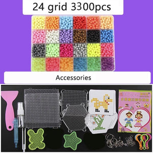 6000pcs DIY Water beads Hand Making 3D 5mm diy toy 3D Beads Puzzle Educational Toys for Children Spell Replenish