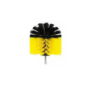 Power Scrubber Brush Set For Bathroom Drill Scrubber Brush For Cleaning Cordless Drill Attachment Kit Power Scrub Yellow