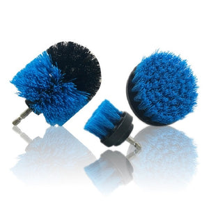 Power Scrubber Brush Set For Bathroom Drill Scrubber Brush For Cleaning Cordless Drill Attachment Kit Power Scrub Yellow