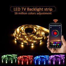 Load image into Gallery viewer, LED Strip Light,Bluetooth APP Control, Backlight for TV,5V USB Bluetooth RGB Tape Lamp For TV Background Decoration