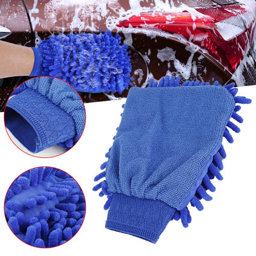 Car Accessories Detailing Chenille Glove Microfiber Car Motorcycle Washer Window Washing Household Wash Brush Cleaning Gloves