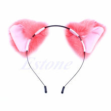Load image into Gallery viewer, Fashion Girl Cute Cat Fox Ear Long Fur Hair Headband Anime Cosplay Party Costume