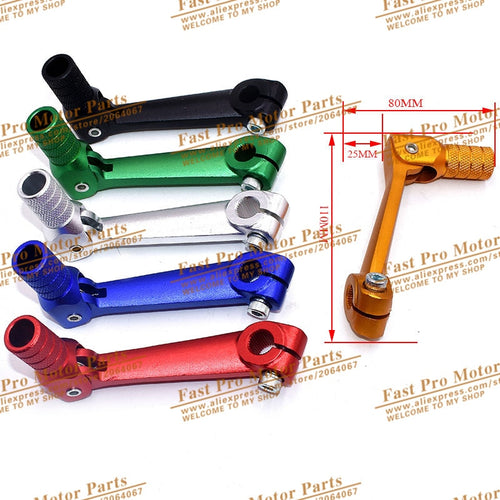 Folding Aluminum Gear Shift Lever Gear Shift Lever Fit  For ATV Dirt Bike Pit Bikes Gear Lever  Motorcycle Motocross