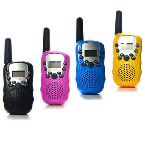 2 Pcs/Set Children Toys 22 Channel Walkie Talkies Two Way Radio UHF Long Range Handheld Transceiver Kids Gift M09