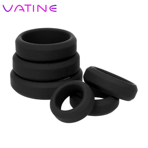 VATINE Silicone Penis Ring Cock Ring Adult Products Delay Ejaculation Sex Toys for Men