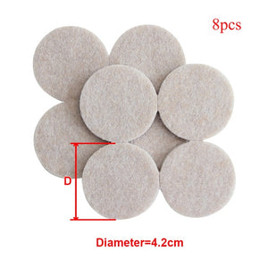 8/16/24pcs/lot Chair Leg Pads Floor Protectors for Furniture Legs Table leg Covers Round Bottom Anti-Slip Pads Rubber Feet