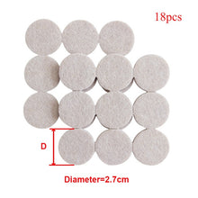 Load image into Gallery viewer, 8/16/24pcs/lot Chair Leg Pads Floor Protectors for Furniture Legs Table leg Covers Round Bottom Anti-Slip Pads Rubber Feet
