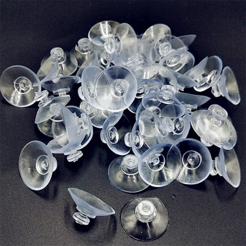 CNCRAFT 20mm 20PCS/lot  High-end Sucker Suction Cups Mushroom Head Suckers Cup Button Transparent